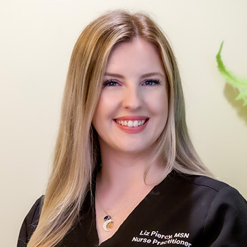 Headshot of Liz Piercy, Nurse Practitioner